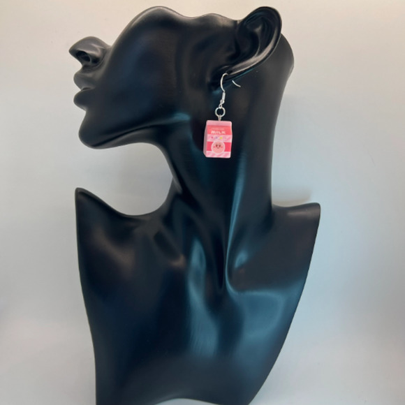 Kirby Food Earrings - Nintendo Earrings - Gamer Earrings - Food Earrings - Picture 7 of 10